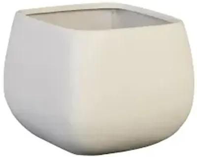 ava planter, large, white