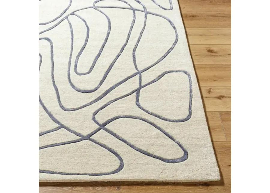 Vilnius VNS-2302 2' x 3' Hand Made Rug