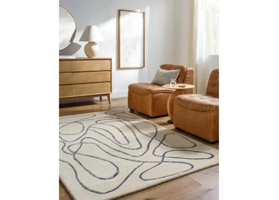 Vilnius VNS-2302 2' x 3' Hand Made Rug