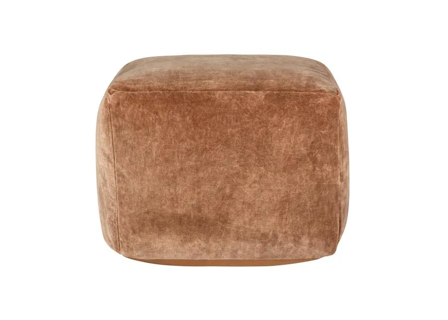 Heirloom Velvet Hazel Pouf 18x18x14