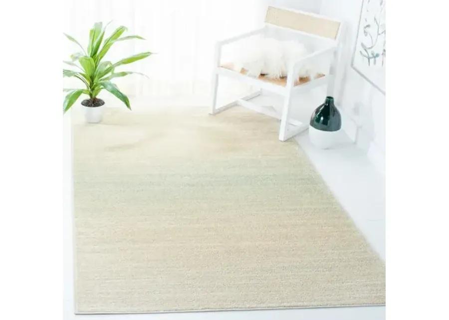 Adirondack Contemporary Green / Ivory 6' X 6' Square Powerloomed Rug