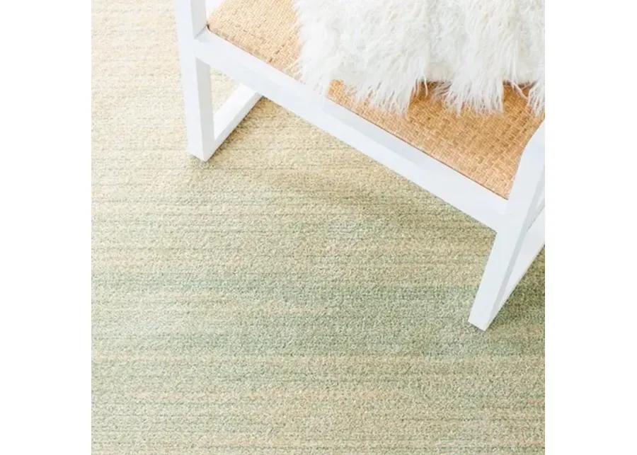 Adirondack Contemporary Green / Ivory 6' X 6' Square Powerloomed Rug