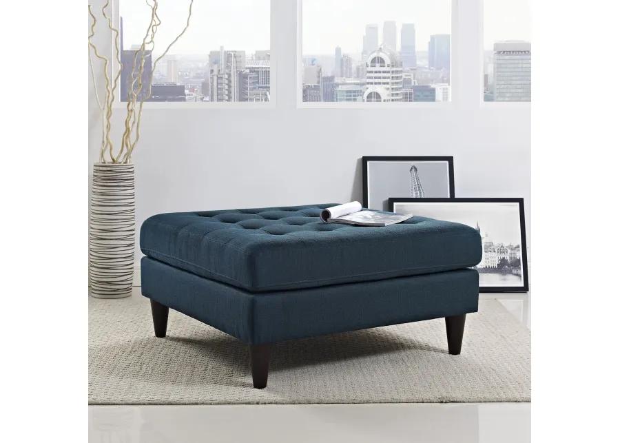 Empress Upholstered Fabric Large Ottoman