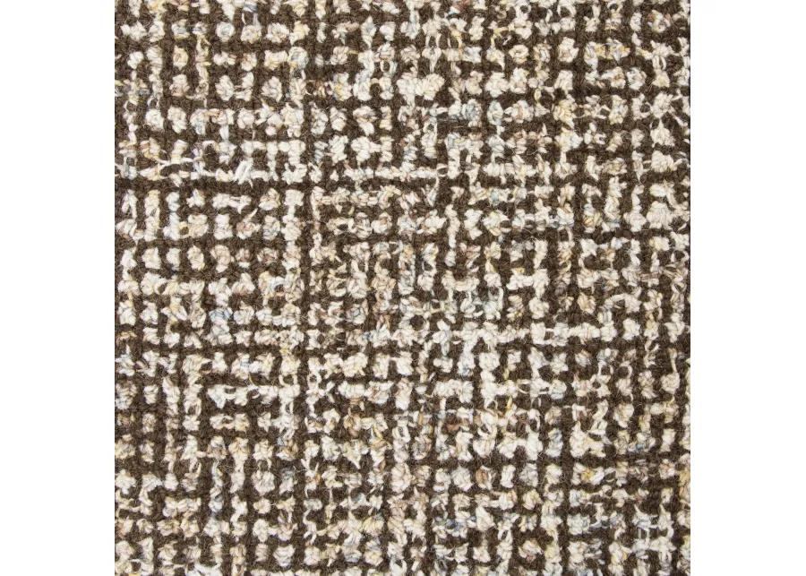 Brindleton Brown/Ivory Tweed Wool 9'x12' Rectangle Rug