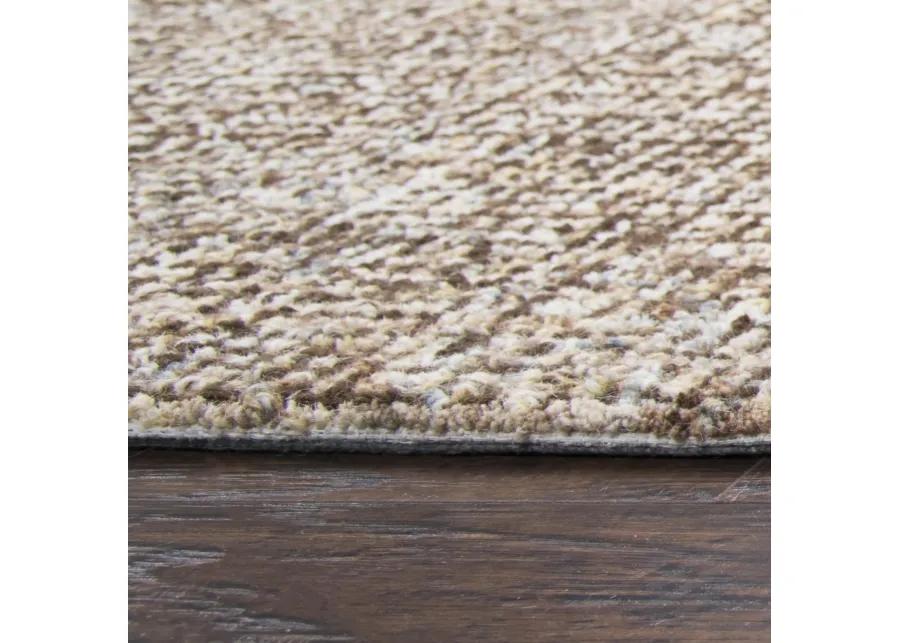 Brindleton Brown/Ivory Tweed Wool 9'x12' Rectangle Rug