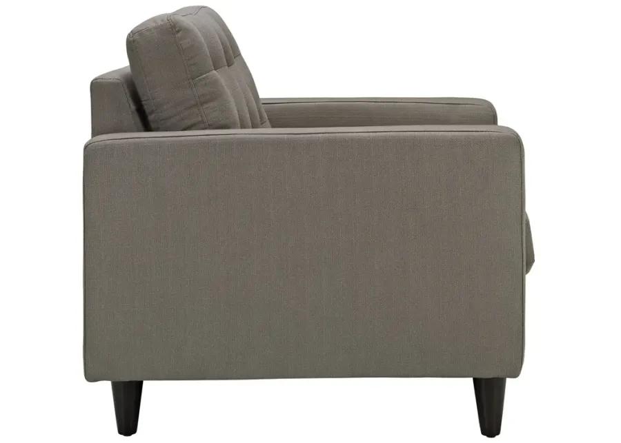 Empress Upholstered Fabric Armchair