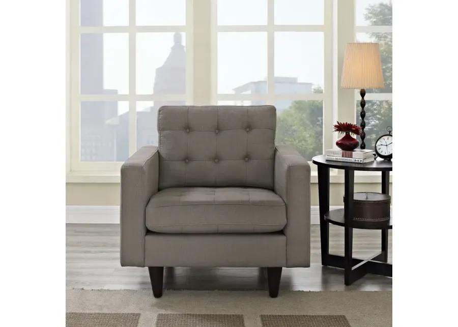 Empress Upholstered Fabric Armchair