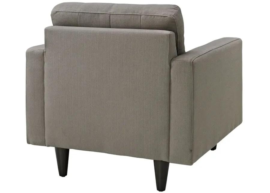 Empress Upholstered Fabric Armchair