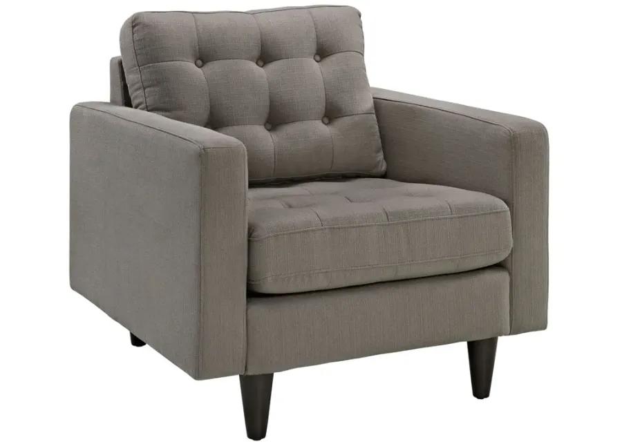 Empress Upholstered Fabric Armchair