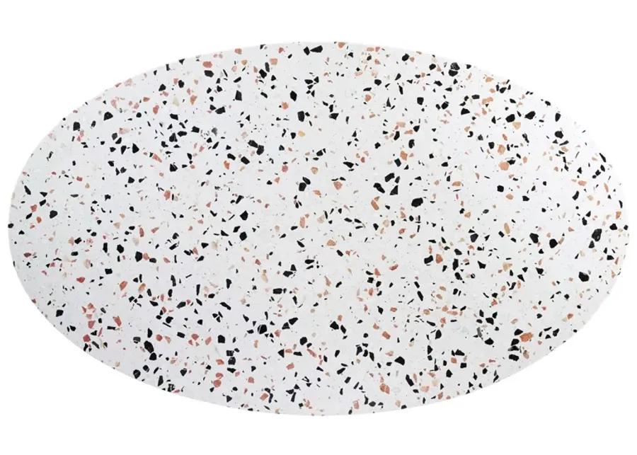 Tupelo 60" Oval Terrazzo Dining Table