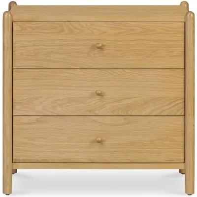 Billy 3 Drawer Nightstand Natural