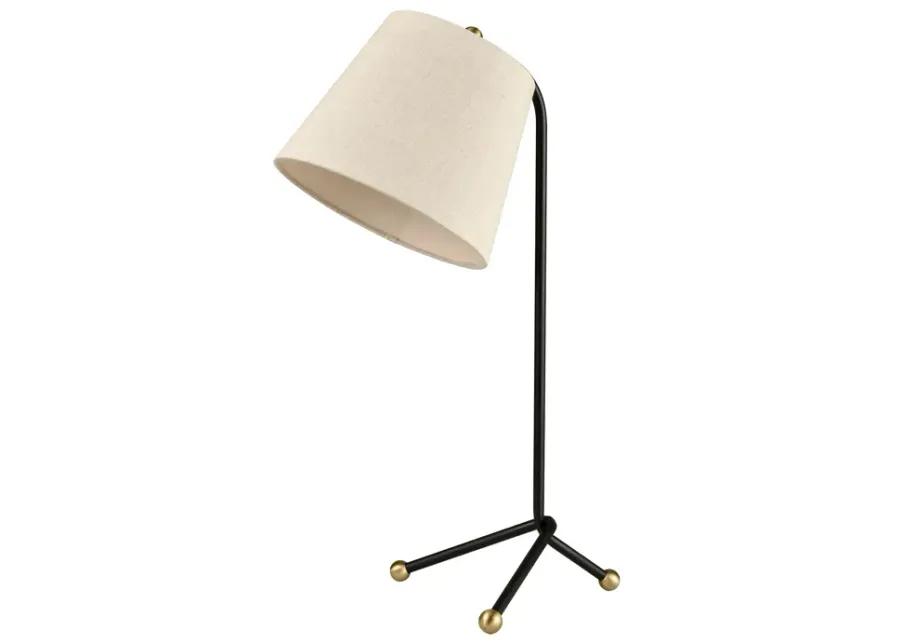 Pine Plains 25" High 1-Light Table Lamp - Black