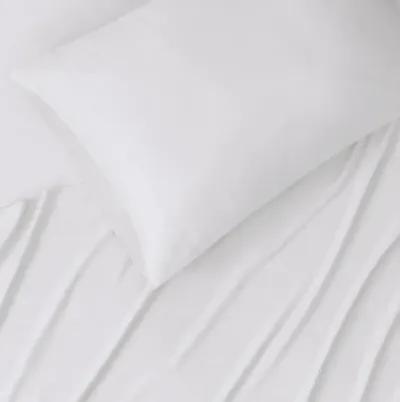 Beautyrest Tencel Polyester Blend White Sheet Set