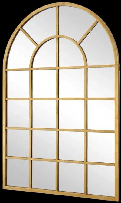 Windowpane Arched Mirror