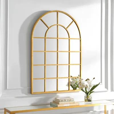 Windowpane Arched Mirror