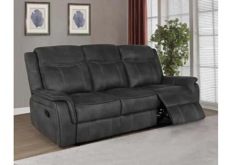 Lawrence Upholstered Tufted Back Motion Sofa