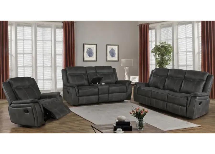 Lawrence Upholstered Tufted Back Motion Sofa