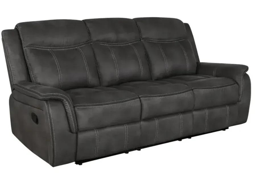 Lawrence Upholstered Tufted Back Motion Sofa