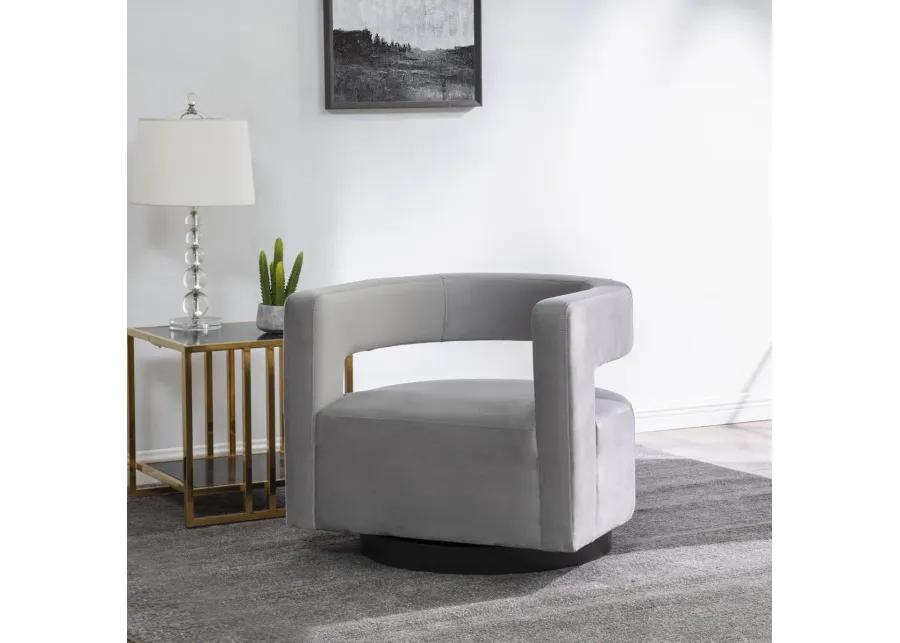 Edgar Velvet  Swivel Chair