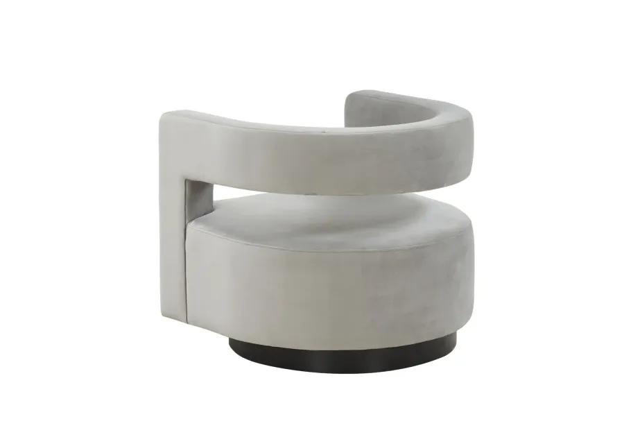 Edgar Velvet  Swivel Chair