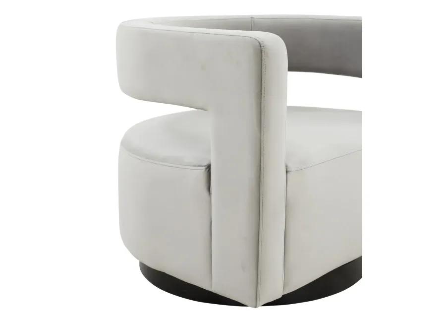 Edgar Velvet  Swivel Chair