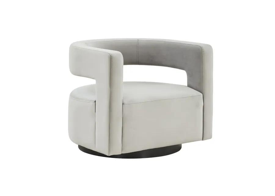 Edgar Velvet  Swivel Chair