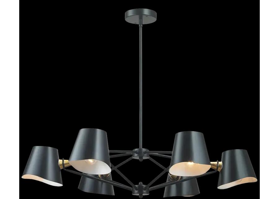 Webre 34" Wide 6-Light Chandelier 