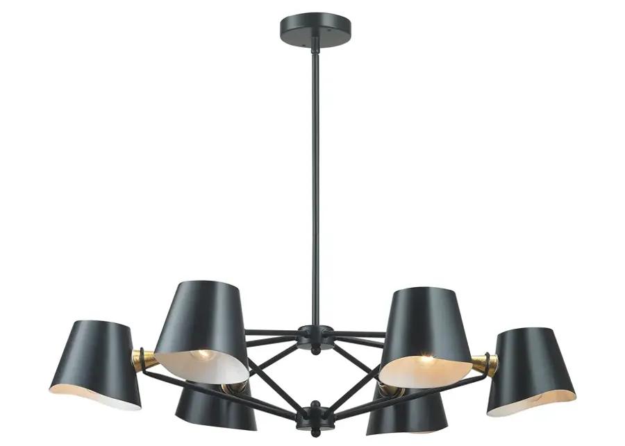 Webre 34" Wide 6-Light Chandelier 