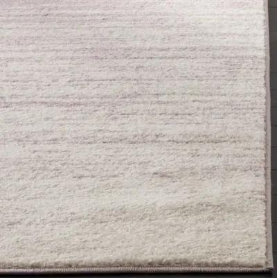 Adirondack Contemporary Cream / Purple 6' X 6' Square Powerloomed Rug