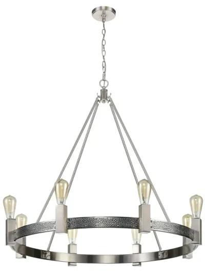 Impression 36.25" Wide 8-Light Chandelier - Silver