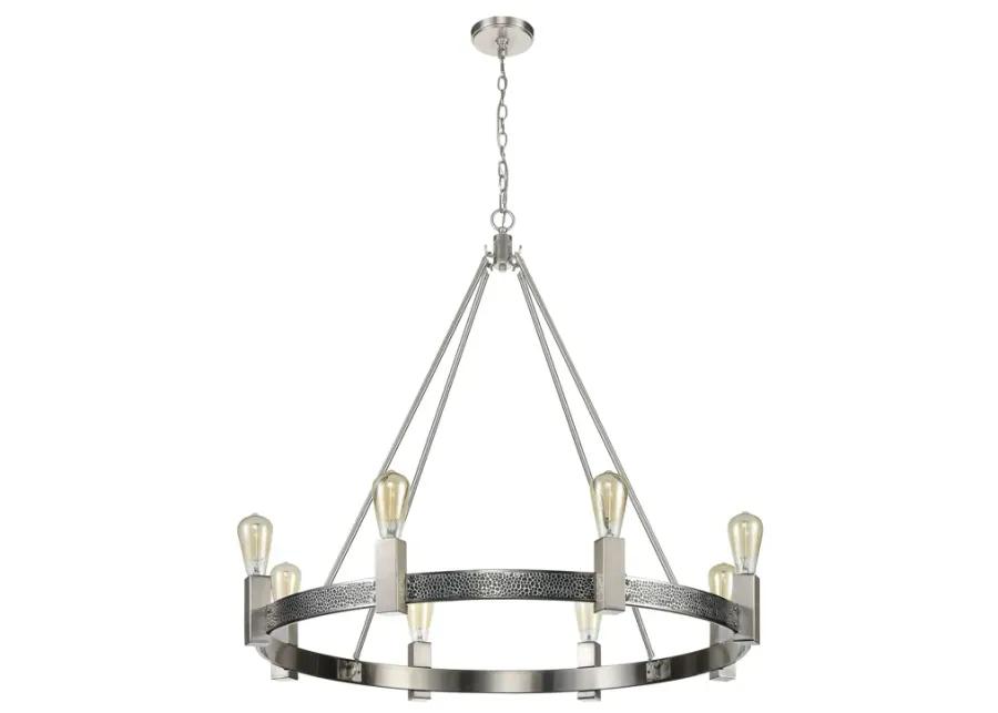 Impression 36.25" Wide 8-Light Chandelier - Silver