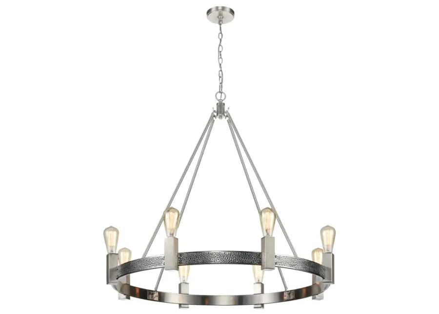 Impression 36.25" Wide 8-Light Chandelier - Silver