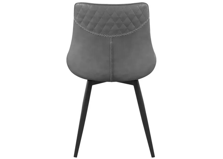 Brassie Upholstered Side Chairs Grey (Set of 2)