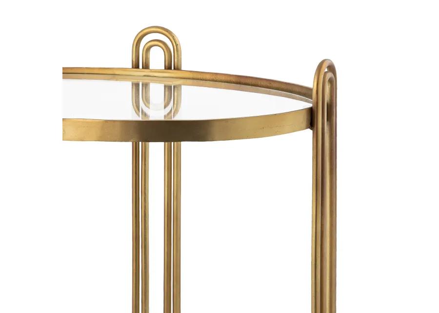 Arch Accent Table - Gold