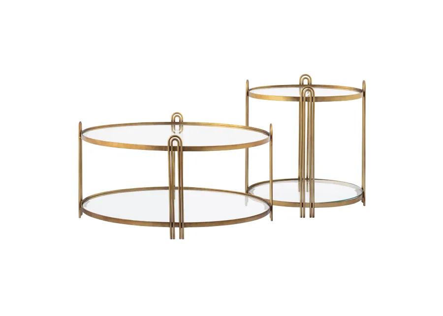 Arch Accent Table - Gold