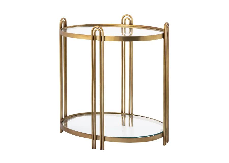 Arch Accent Table - Gold