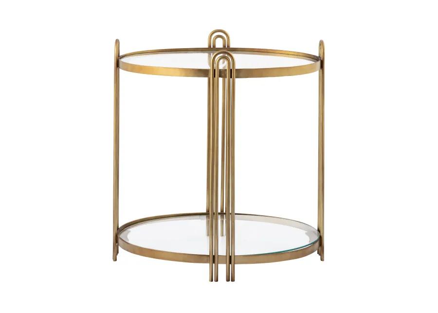 Arch Accent Table - Gold