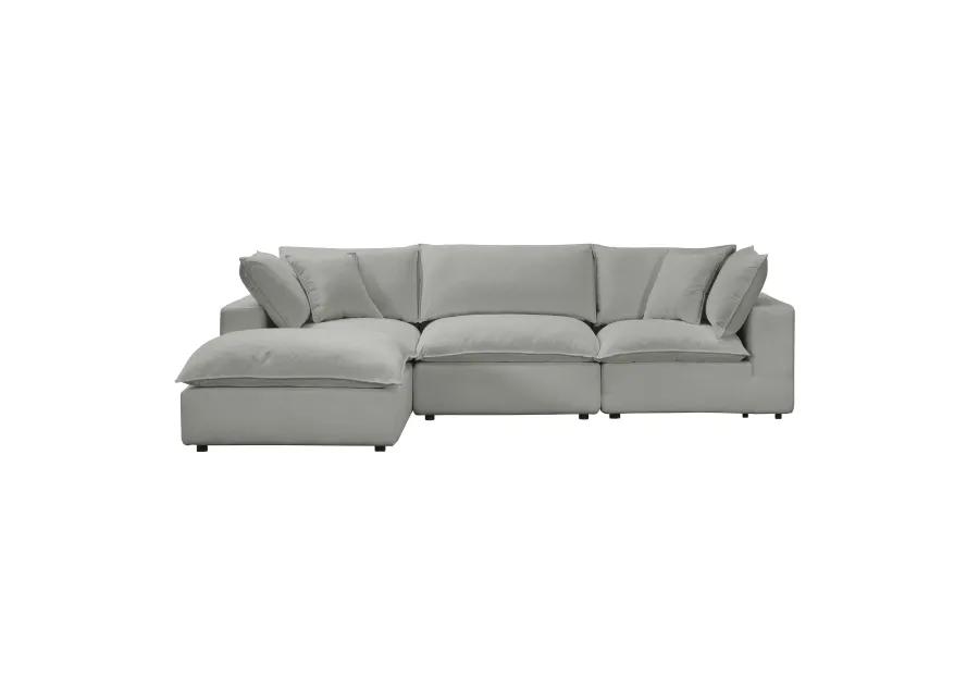 Cali Slate Modular 4 Piece Sectional