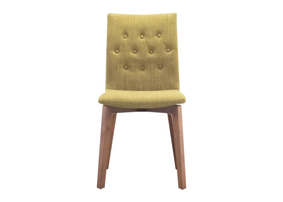 Orebro Dining Chair (Set of 2) Pea Green