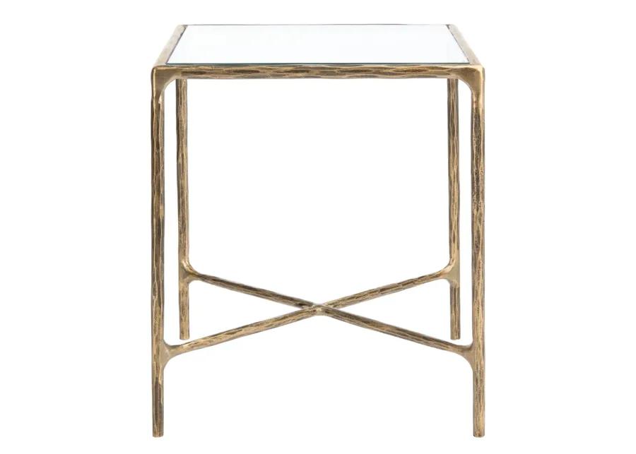 Jessa Metal Square End Table