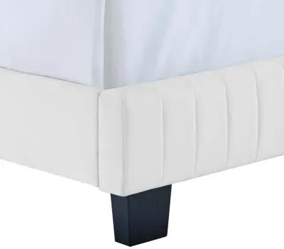 Celine Channel Tufted Performance Velvet Twin Bed