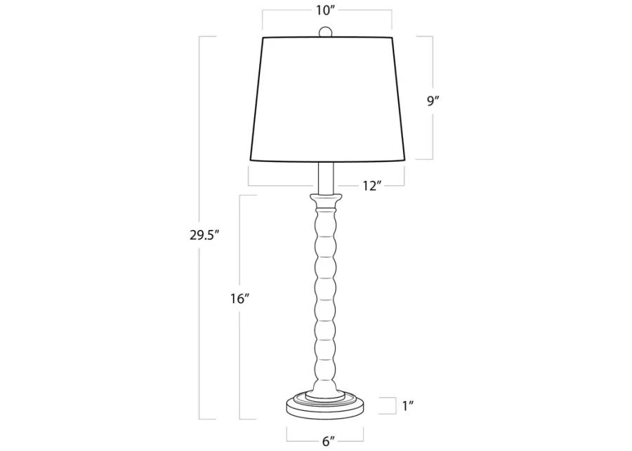 Coastal Living Perennial Buffet Lamp (Ebony)