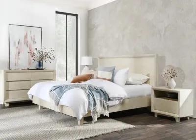 Reece Mango Wood Eastern King Bed in White