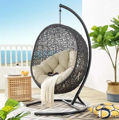 Encase Sunbrella® Swing Outdoor Patio Lounge Chair