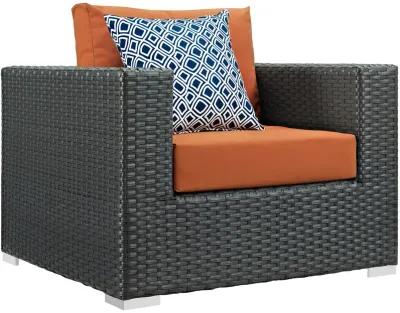 Sojourn 5 Piece Outdoor Patio Sunbrella® Sectional Set