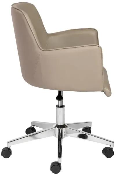 Sunny Pro Office Chair in Taupe with Chrome Base