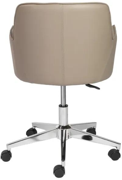 Sunny Pro Office Chair in Taupe with Chrome Base