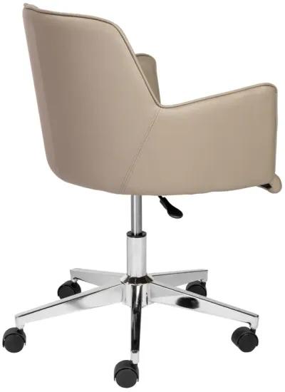 Sunny Pro Office Chair in Taupe with Chrome Base