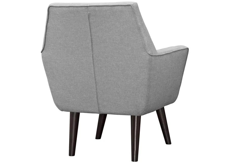 Posit Upholstered Fabric Armchair