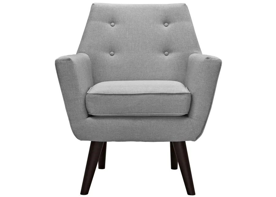 Posit Upholstered Fabric Armchair